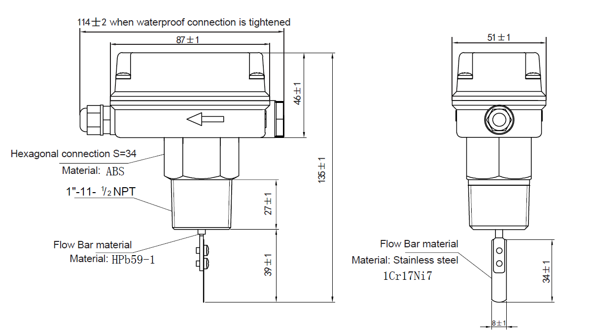 FSF-S2 Flow switch